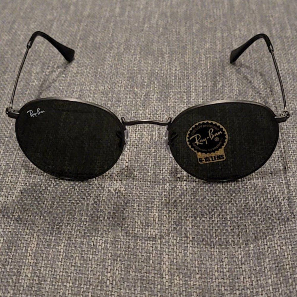 Ray-Ban Men's Gray Round Metal Classic Sunglasses R… - Picture 2 of 8